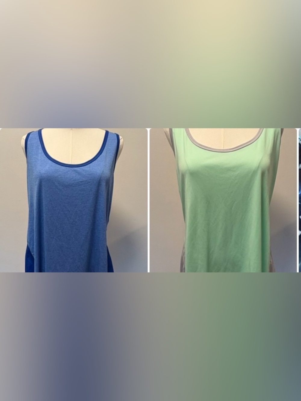 Old Navy Semi Fitted racer back tank tops bundle of 2